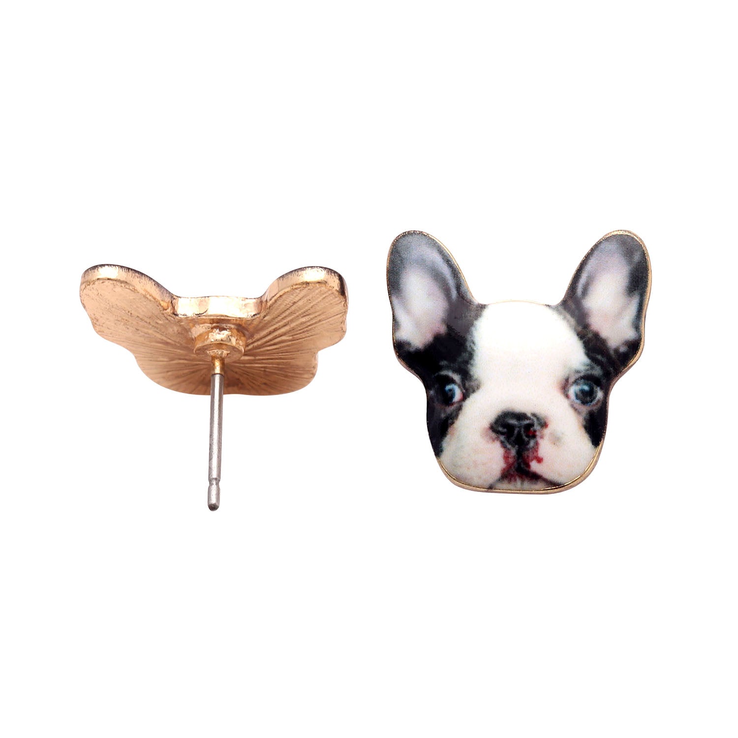 FrenchBulldogBostonTerrierStudEarringsEnamelColorfulFromtheGingerLyneCollection_Style5-1