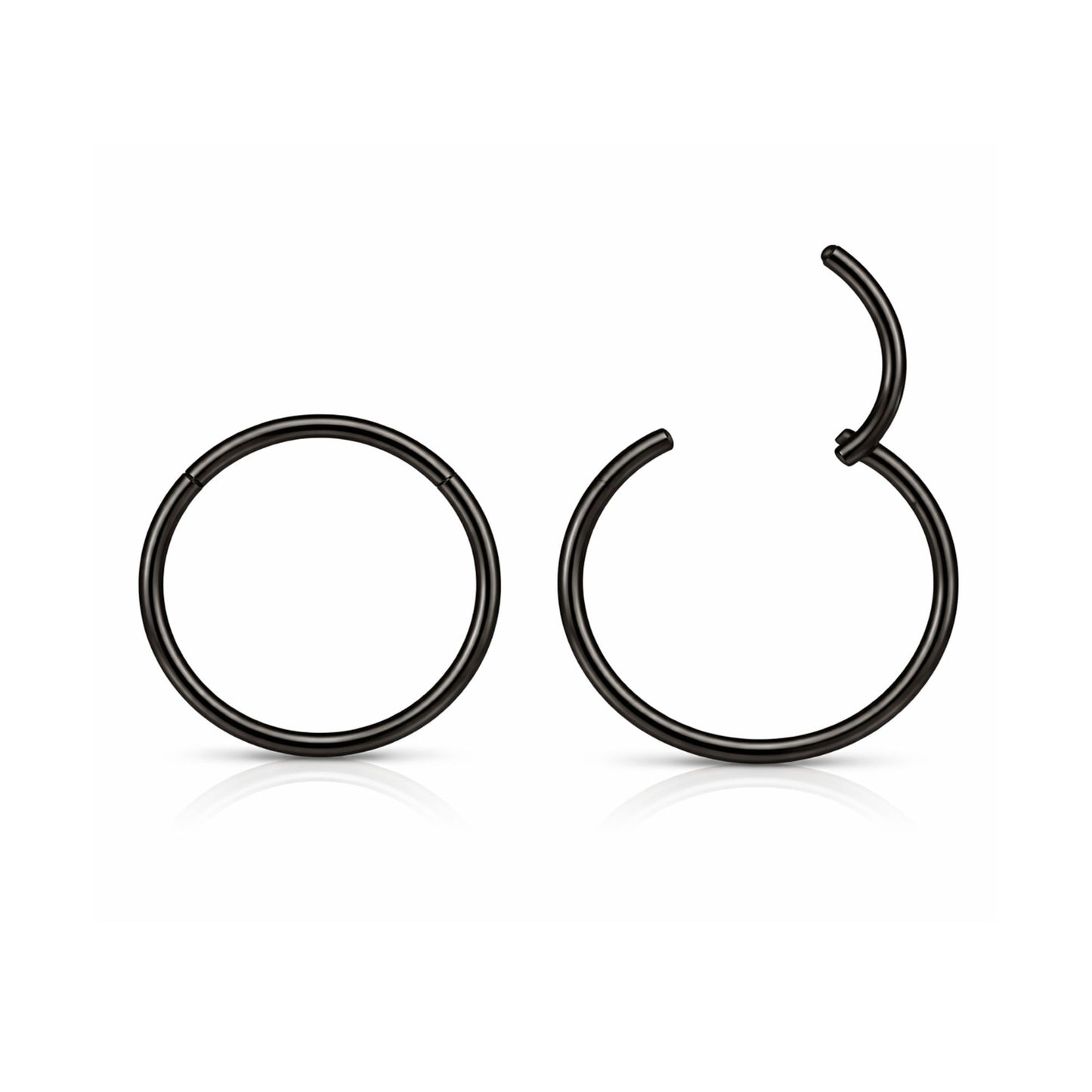 ThinHoopEarringsGingerLyne20GaugeStainlessSteelHingedClickerforLobeCartilageNosePiercingBodyJewelry_FPJ-20g-Hoop-Black-8mm-1