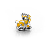 Load image into Gallery viewer, Giraffe Charm European Bead Sterling Silver Ginger Lyne Collection
