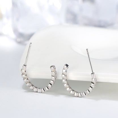 HalfHoopEarringsforWomenSterlingSilverClearCzGingerLyneCollection_Silver-3