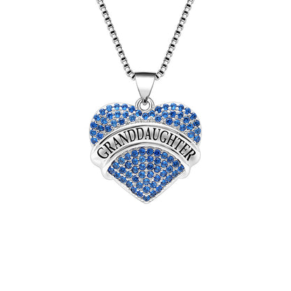 GranddaughterHeartPendantChainNecklaceGirlGingerLyneCollection_Blue-1