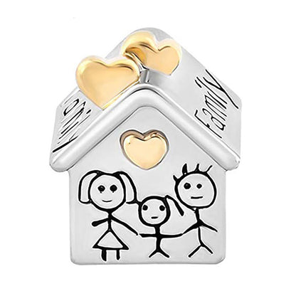 FamilyHouseCharmCubicZirconiaSterlingSilverWomensGingerLyneCollection_Silver-2