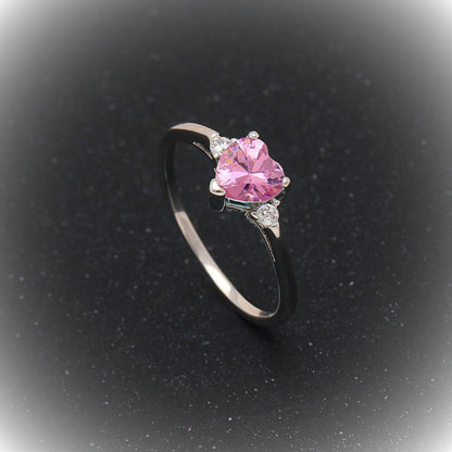 ShellyHeartEngagementRingforWomenPromiseBirthstoneSterlingSilverGingerLyne_Pink-3