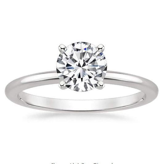 EternalLoveSolitaireMoissaniteEngagementRingWomensGingerLyneCollection_Silver-1