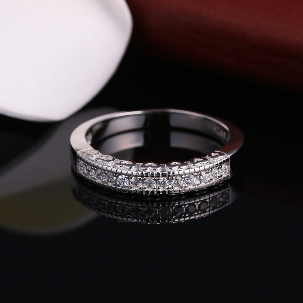 MadelineAnniversaryBandRingCzSterlingSilverWomensGingerLyneCollection_Silver-2