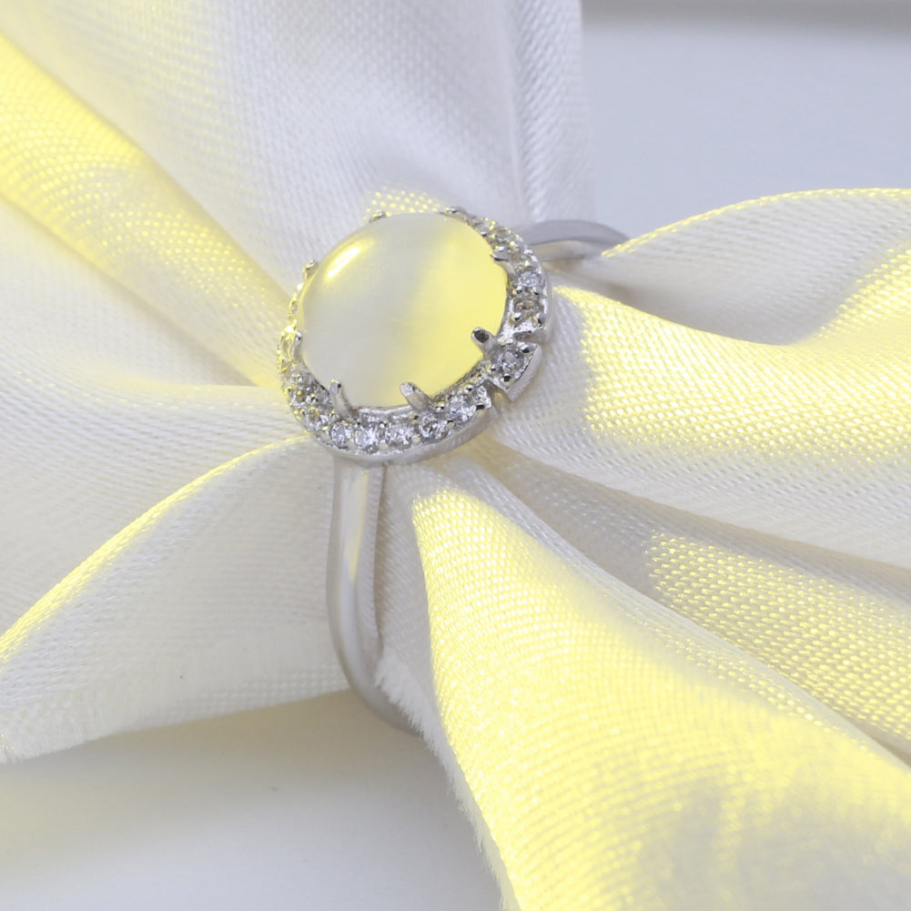 GemstoneStatementRingforWomenSterlingSilverCzGingerLyneCollection_White-3