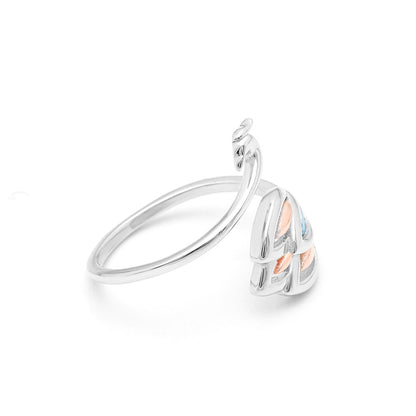 SwanWrapRingSterlingSilverBlueCubicZirconiaWomensGingerLyneCollection_Silver-3