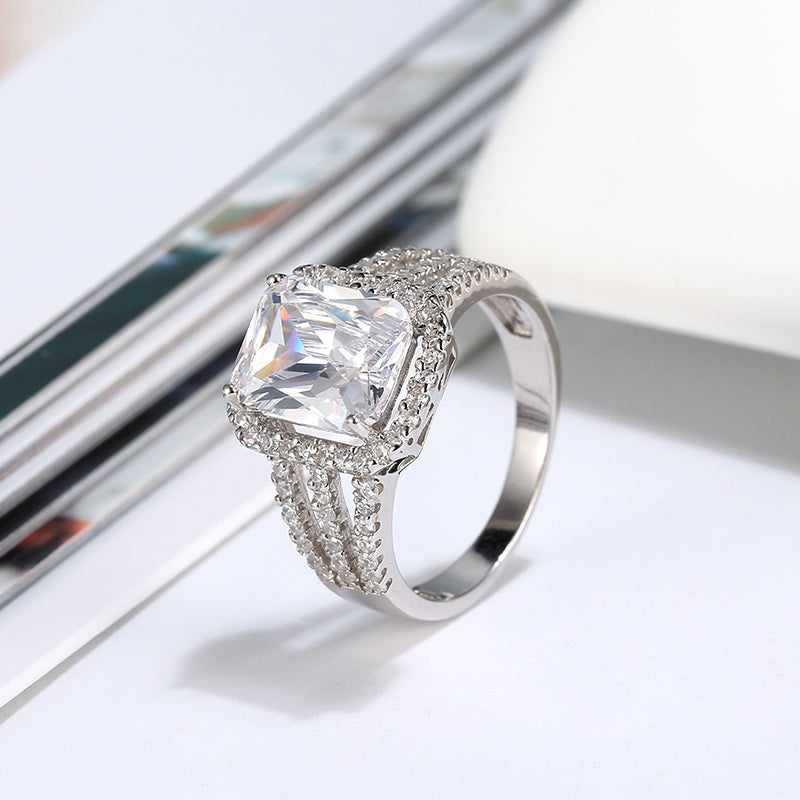HaloEngagementRingforWomen4CtEmeraldCzSterlingSilverGingerLyneCollection_Silver-4