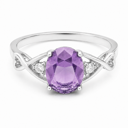 BirthstoneEngagementRingforWomenbyGingerLyneSterlingSilverCubicZirconia_Purple-1