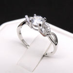 Load image into Gallery viewer, Ferah Engagement Ring Cubic Zirconia Sterling Silver Women Ginger Lyne Collection - 10
