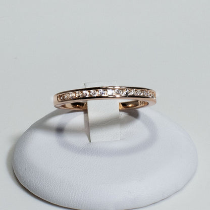 VictoriaAnniversaryBandRingRoseSterlingSilverCzWomensGingerLyneCollection_RoseGold/Silver-6