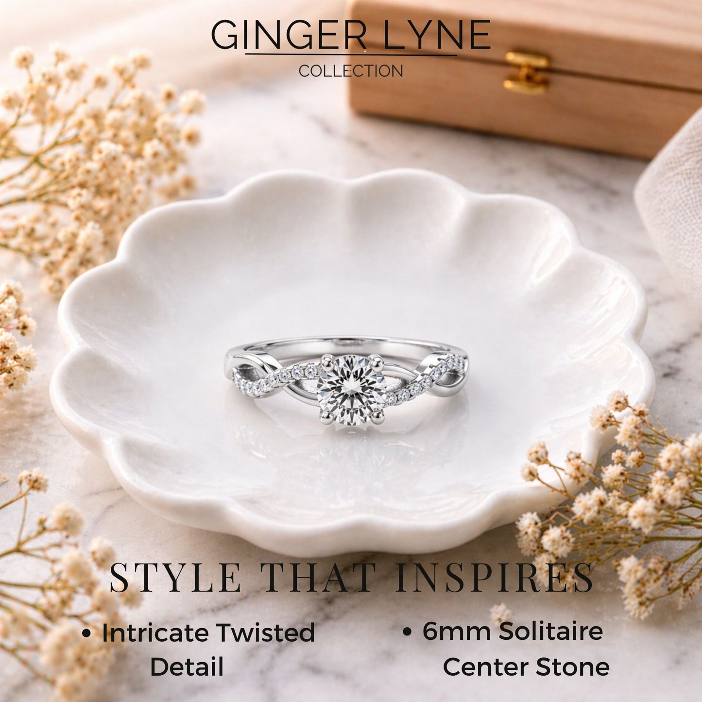 QueenaSolitaireEngagementRingforWomenSterlingSilverCZGingerLyneCollection_WhiteGoldOverSilver-2