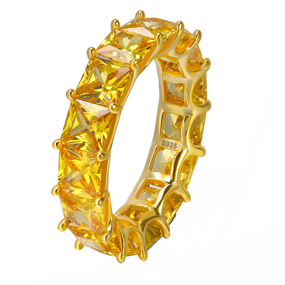 EternityWeddingBandRingforWomenPrincessCzSterlingSilverGingerLyneCollection_Yellow-1