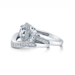 Load image into Gallery viewer, Julieanna Bridal Set Multicut Halo Cz Engagement Ring Womens Ginger Lyne Collection - 5
