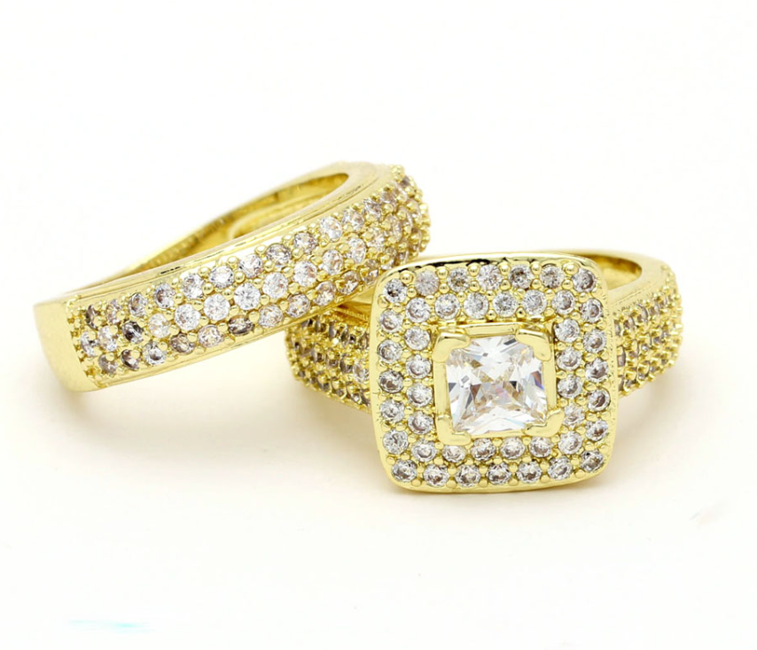 MonikaWeddingRingSetforWomenBridalEngagementGoldPlatedCZMatchingBandGingerLyneCollectionsize6_Gold-3