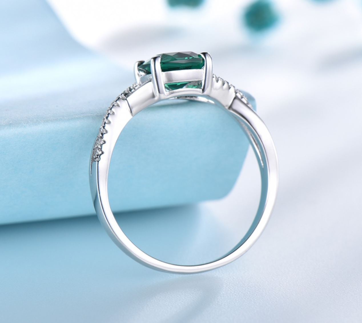 EmeraldEngagementRingforWomenCzSterlingSilverGingerLyneCollection_Green-4