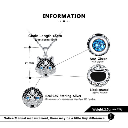 Koko Husky Dog Sterling Silver Necklace for Women Cz Ginger Lyne Collection - Necklace