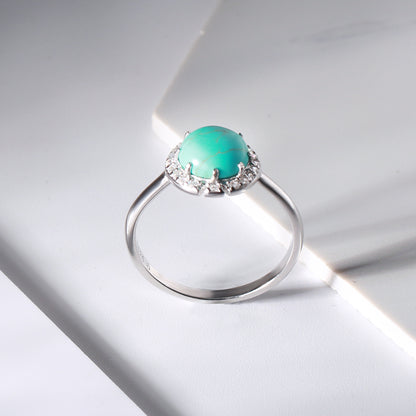 Gemstone Statement Ring for Women Sterling Silver Cz Ginger Lyne Collection