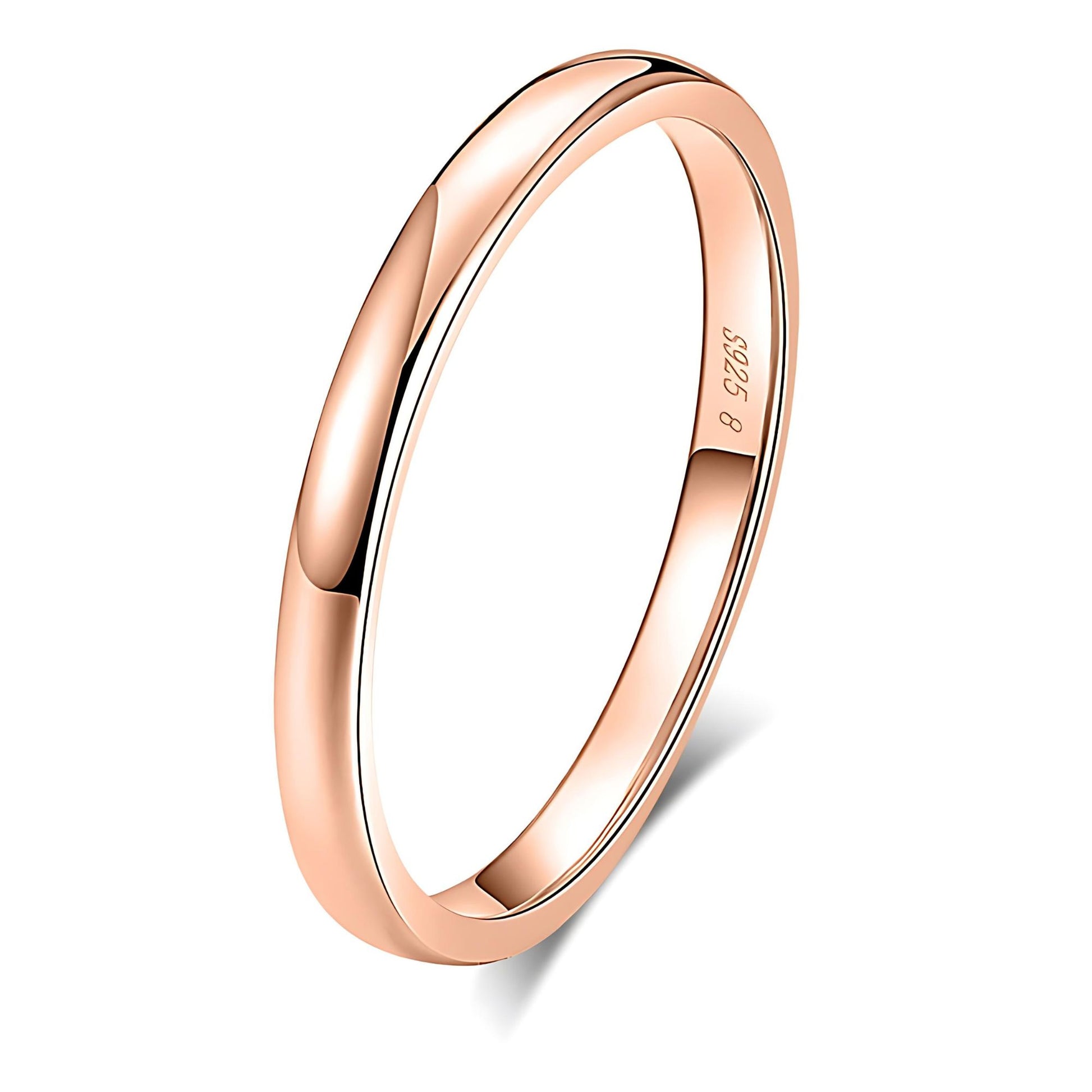Envy2mmWeddingBandforMenorWomenRoseGoldPlatedSterlingSilverGingerLyneCollection_Pink-1