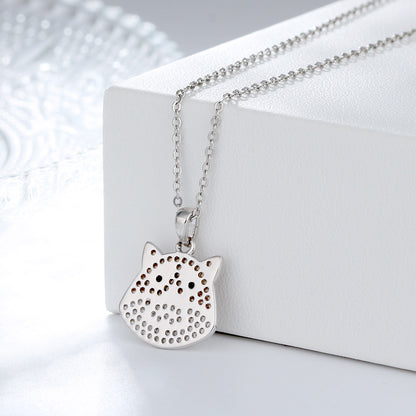 SandyShibaDogPendantNecklaceforWomenSterlingSilverCzGingerLyneCollection_Silver-4