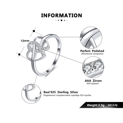 InfinityHeartPromiseRingforWomenSilverCubicZirconiaGingerLyneCollection_Silver-4