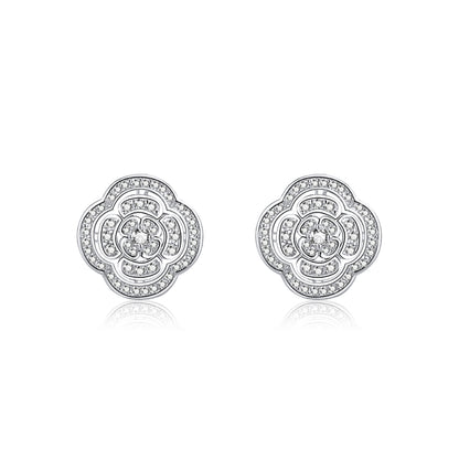 ChainDangleEarringsforWomenTwoInOneDesignSterlingSilverGingerLyneCollection_Silver-3