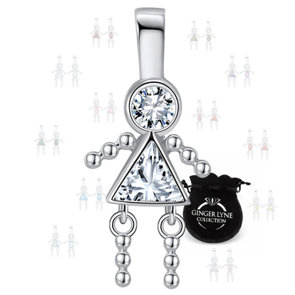 BirthstoneFamilyPendantforMombyGingerLyneStainlessSteelCubicZirconiaCharmsForGrandmaNecklace_Female-April-Silver-1