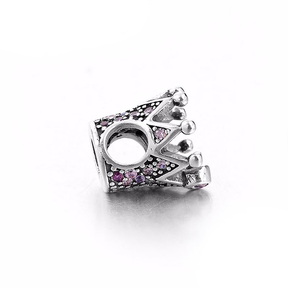 CrownCharmEuropeanBeadCZSterlingSilverGingerLyneCollection_Silver-2