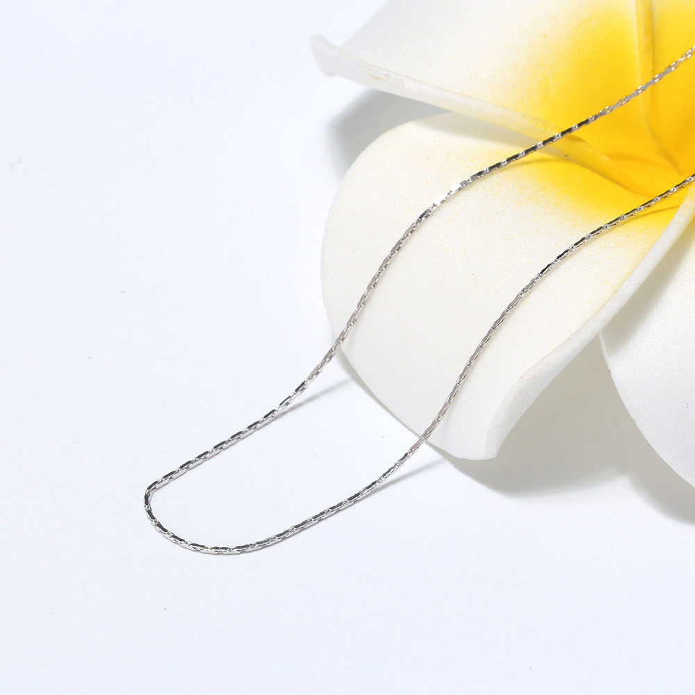 BambooStyleNecklaceChainforWomenorMenSterlingSilverGingerLyneCollection_Silver-2