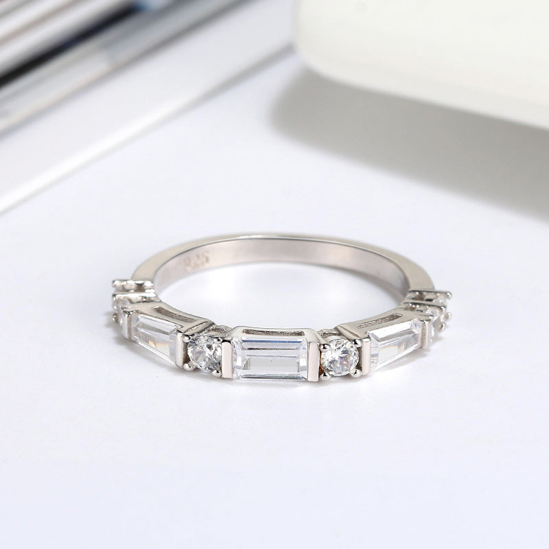 AnniversaryBandRingforWomenBaguetteCzSterlingSilverGingerLyneCollection_Silver-2