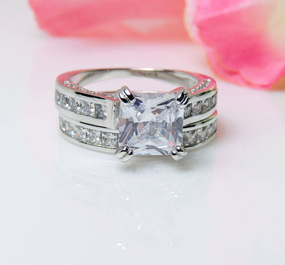 TrynityWeddingRingSetforWomenCZEngagementRingMatchingBridalBandGingerLyneCollection_Silver-6