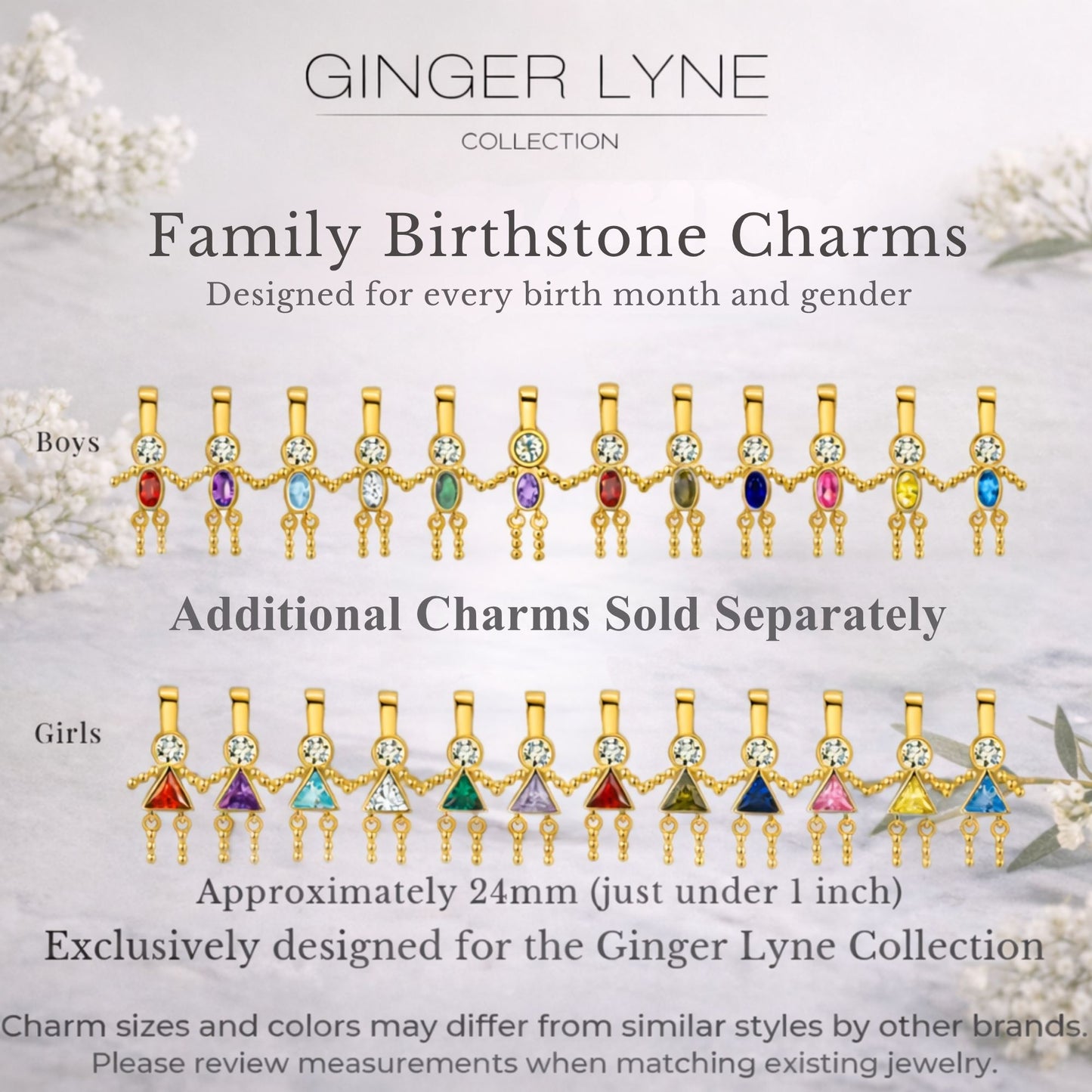 CarabinerFamilyBirthstoneNecklaceforMomorGrandmabyGingerLyneStainlessSteelCZBirthdayCharms_Female-April-Gold-6