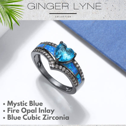 BlackEngagementRingforWomenMysticTopazCZHeartPromiseRingGiftforHerGingerLyne_Blue-2