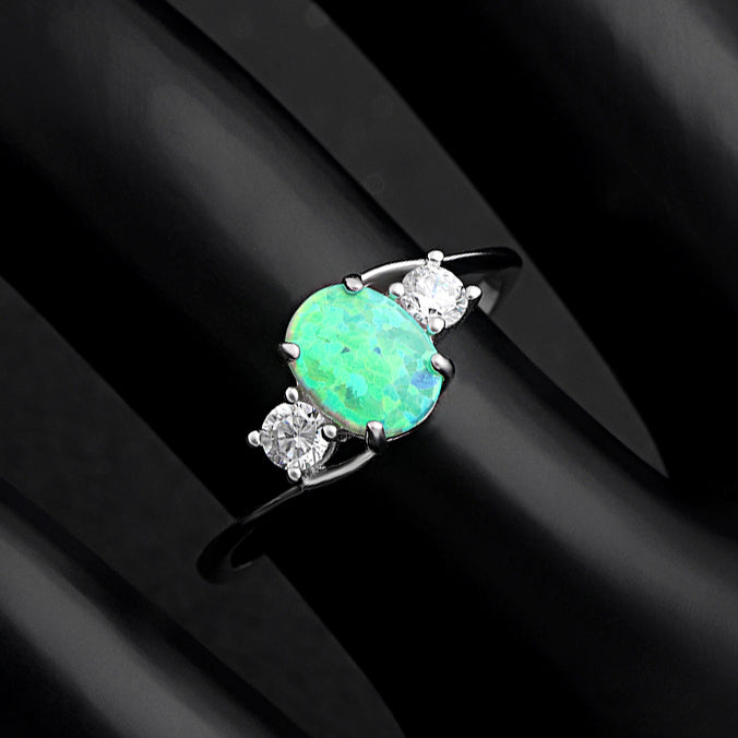 AddyPurpleOpalRingSterlingSilverWomenEngagementGingerLyneCollection_Green-4
