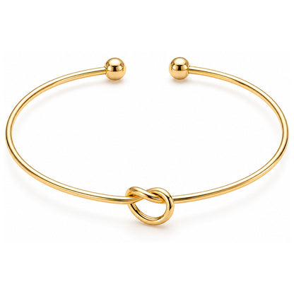 Love Knot Bracelet for Women or Men by Ginger Lyne Bridal Party Gifts Large Adjustable Bangle