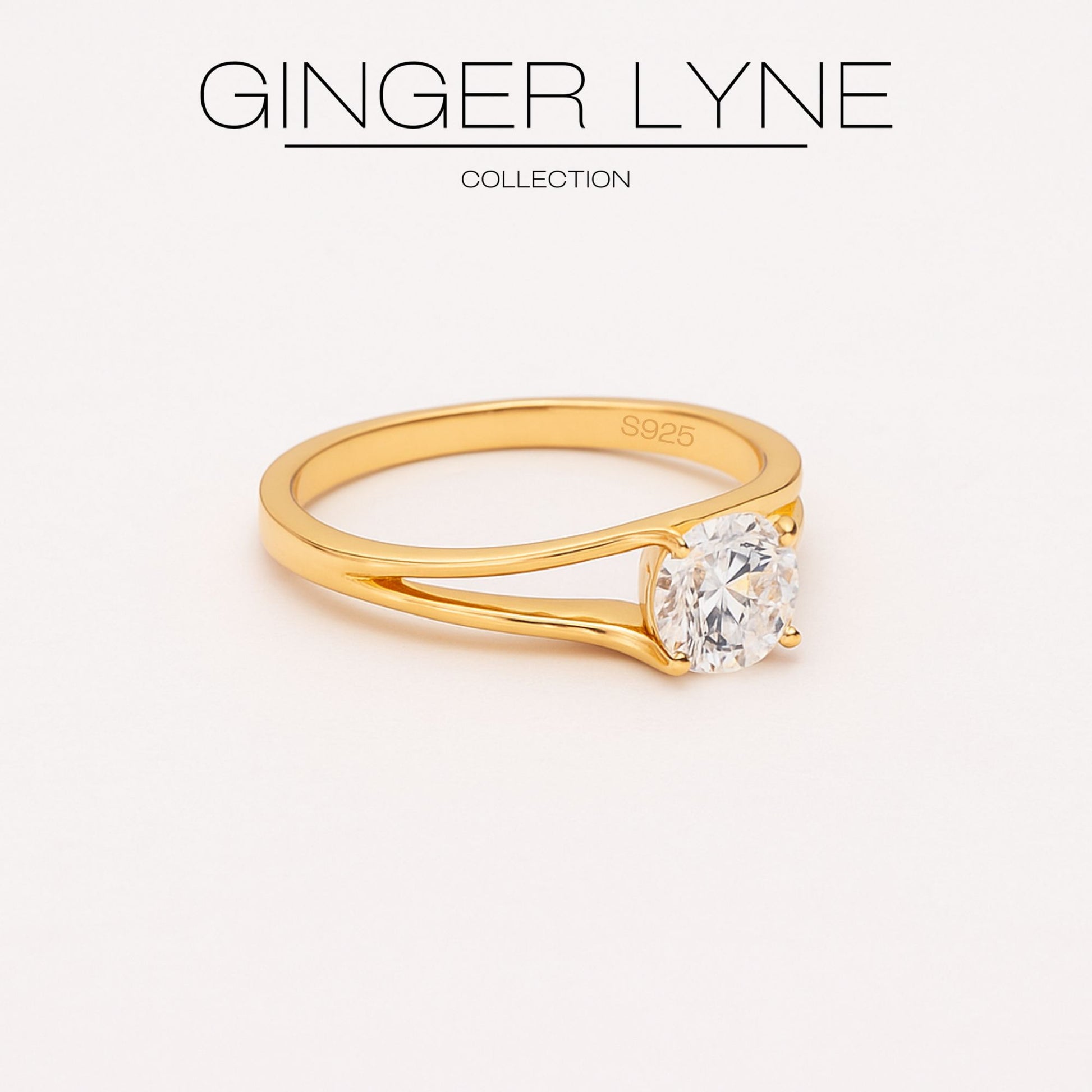ArielEngagementRingCubicZirconiaWomenSterlingSilverGingerLyneCollection_Gold-3