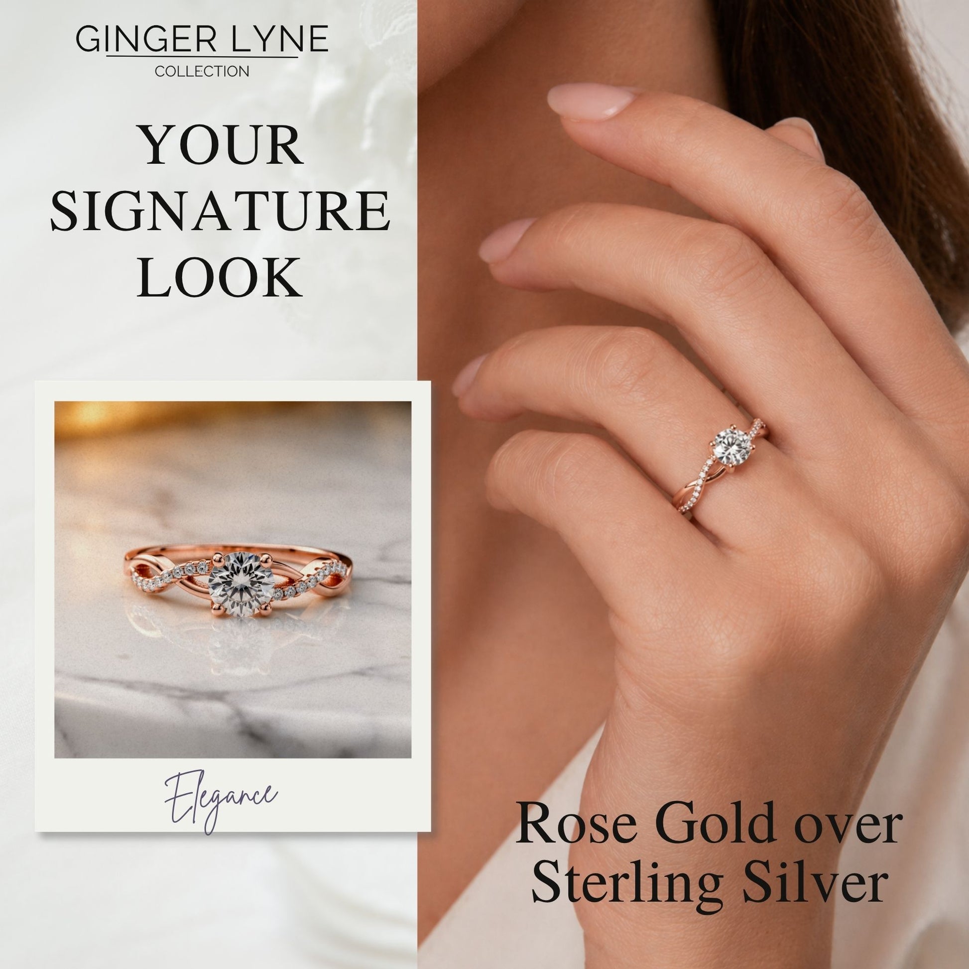 QueenaSolitaireEngagementRingforWomenSterlingSilverCZGingerLyneCollection_RoseGoldOverSilver-7