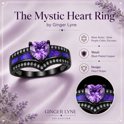 BlackEngagementRingforWomenMysticTopazCZHeartPromiseRingGiftforHerGingerLyne_Purple-4