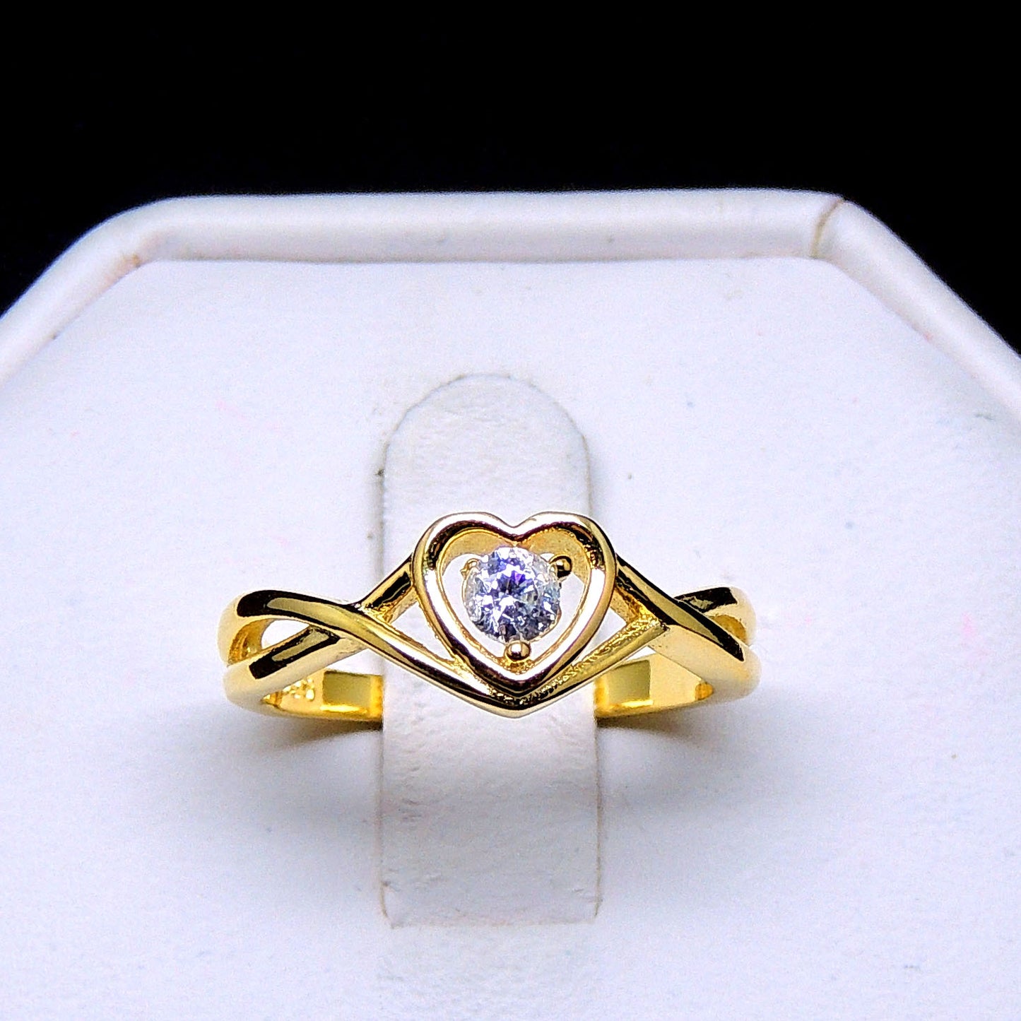 ChristineEngagementRingPromiseHeartForWomenYelloworRoseGoldCzGingerLyneCollection_Gold-Clear-3