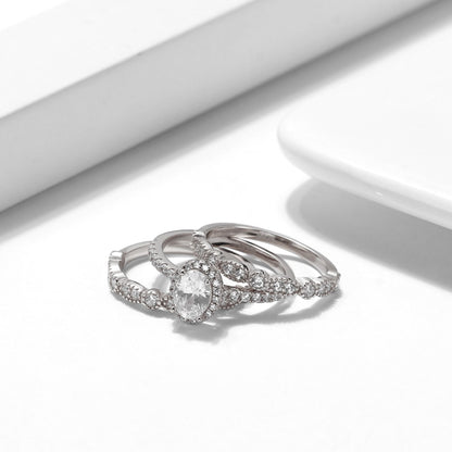 PorshaWeddingRingSetforWomenEngagementRingTwoMatchingBandsSterlingSilverbyGingerLyne_Silver-2