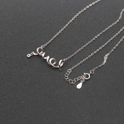 Wife Greeting Card Sterling Silver Infinity Heart Necklace Women Ginger Lyne Collection