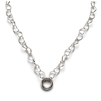 CarabinerCharmNecklaceforWomenHeartChainRoundCarabinerHolderStainlessSteelbyGingerLyne_Gold-2