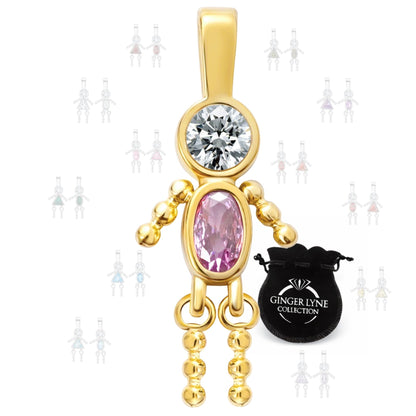 BirthstoneFamilyPendantforMombyGingerLyneStainlessSteelCubicZirconiaCharmsForGrandmaNecklace_Male-October-Gold-1
