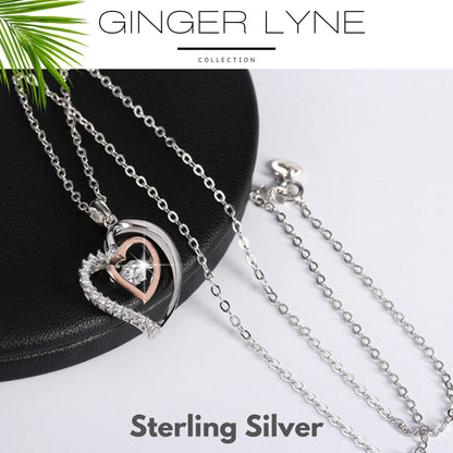 HeartSwingingStoneNecklaceforWomenRoseSterlingSilverCzGingerLyneCollection_Silver-3