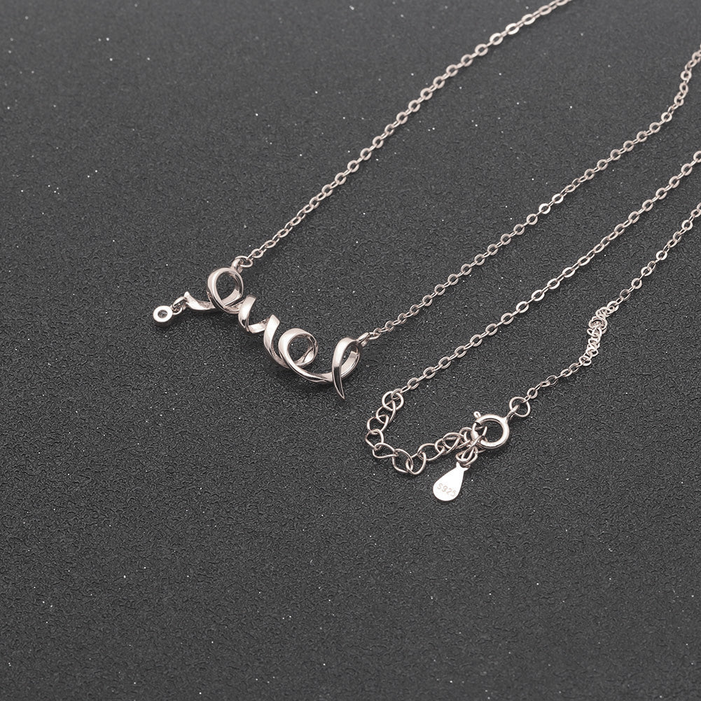 Wife Greeting Card Sterling Silver Infinity Heart Necklace Women Ginger Lyne Collection - Wife-04