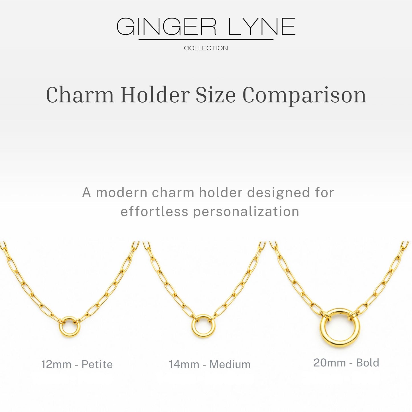 PaperclipLinkCircleCarabinerCharmHolderNecklaceforWomenStainlessSteel18"-20"GingerLyneCollection_Gold-5