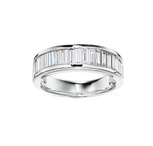 Eternity Baguettes Anniversary Wedding Band Ring for Women Ginger Lyne Collection - 8