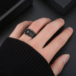 Load image into Gallery viewer, Liza Bridal Set Black Cu Gothic  Engagement Ring Womens Ginger Lyne Collection
