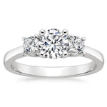 Load image into Gallery viewer, Noel Engagement Ring Womens Sterling Silver 3 Stone Cz Ginger Lyne Collection - 6
