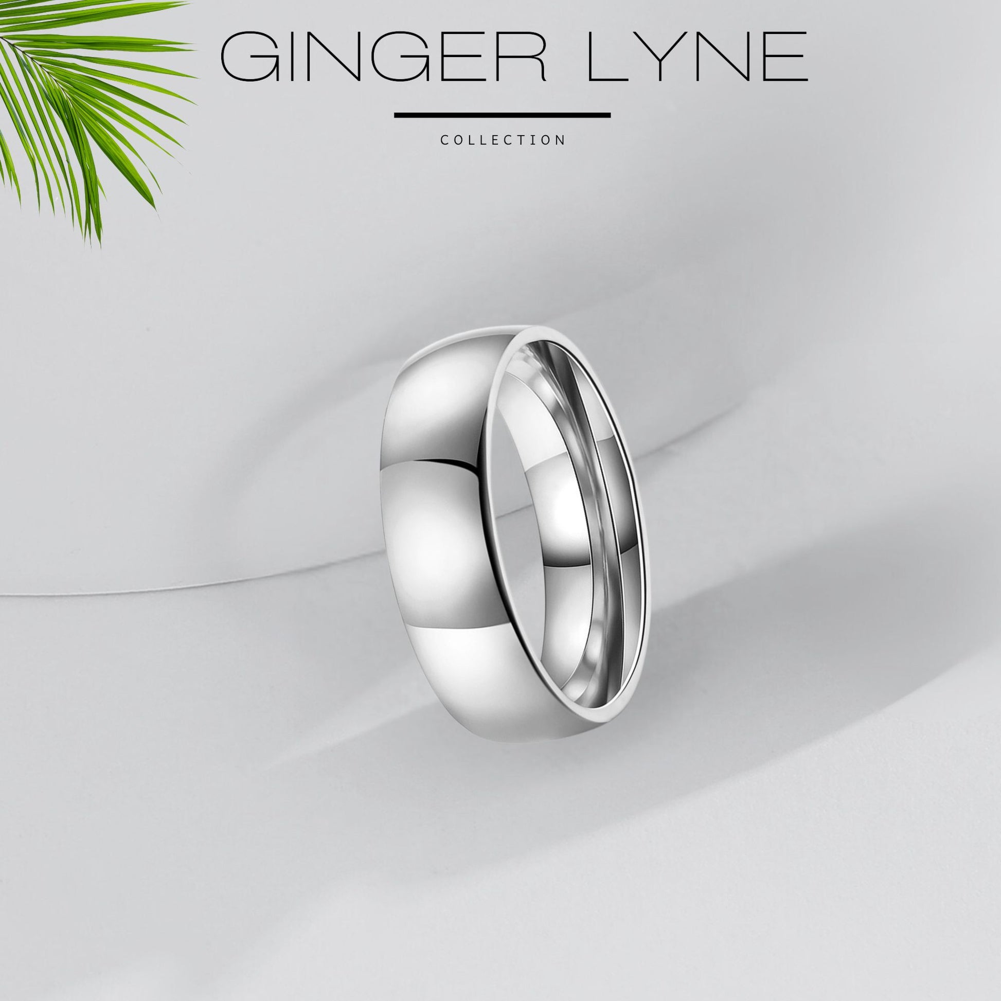 SabrinaWeddingRingSetforWomenCzStainlessSteelBandandEnagaementRingGingerLyne_Silver-3